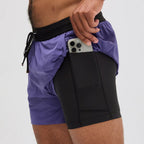 Bandit Running Vento 5" Run Short - Purple Dusk