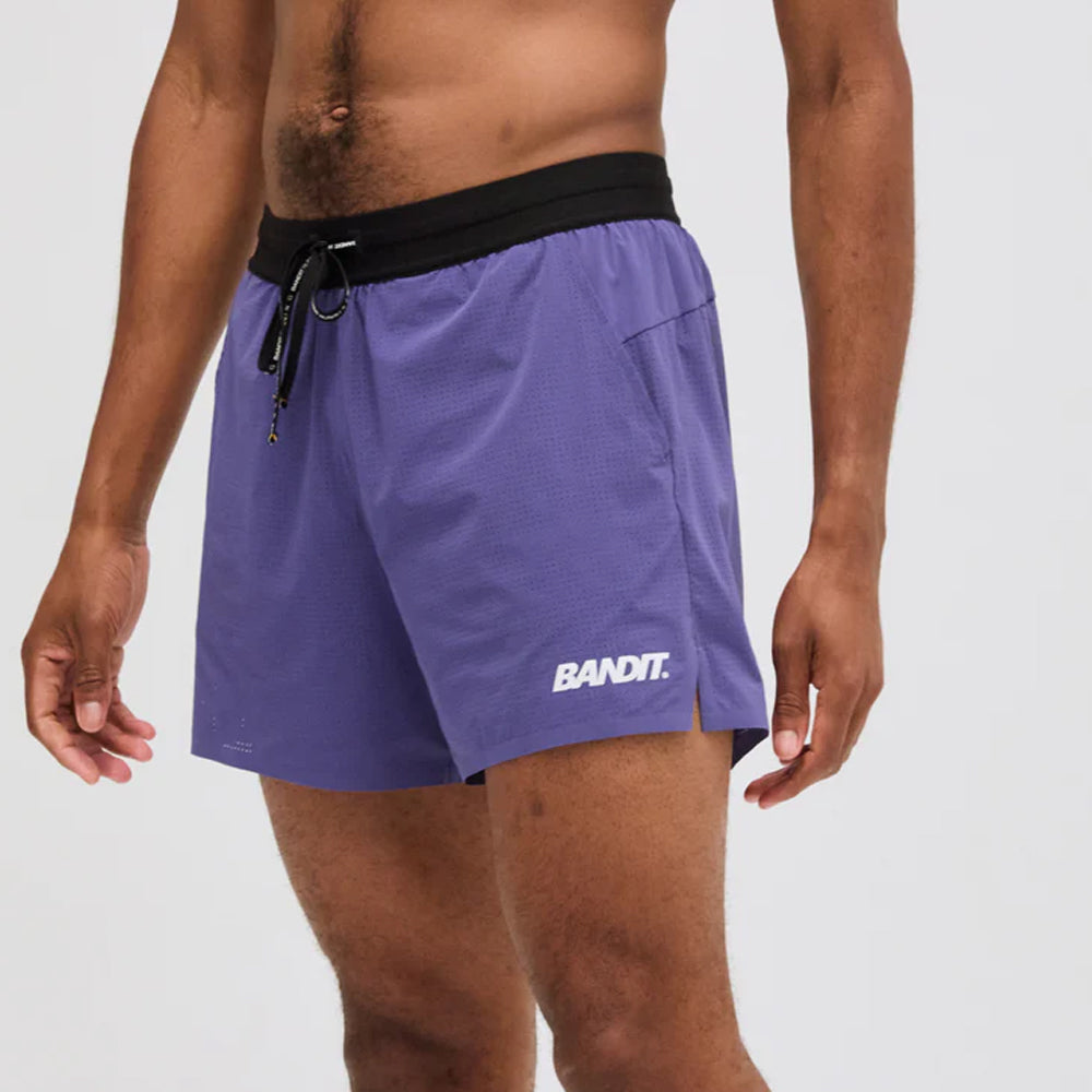 Bandit Running Vento 5" Run Short - Purple Dusk