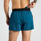Bandit Running Vento Men's 3" Splitty Short - Deep Teal