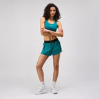 Bandit Running Vento Womens 3" Split Short - Gulf Stream