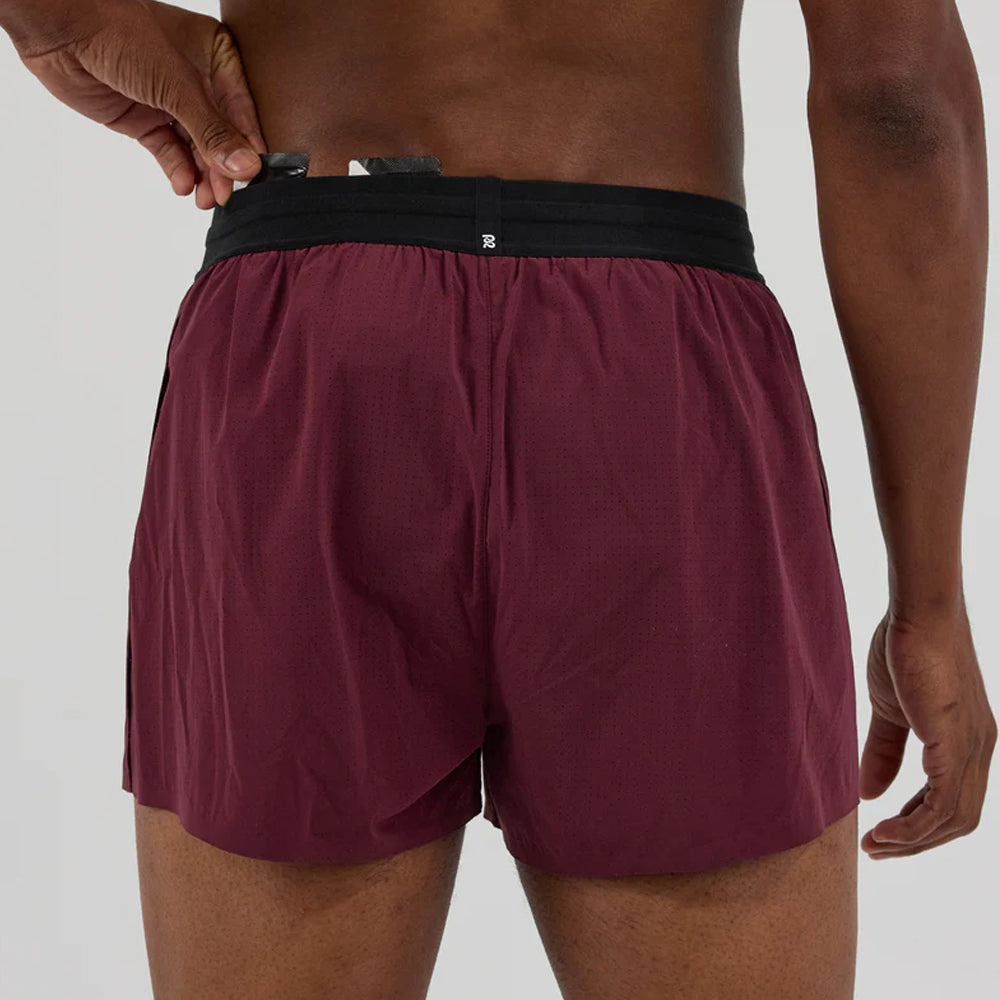 Bandit Running Vento™ 3" Split Short NY - Fig