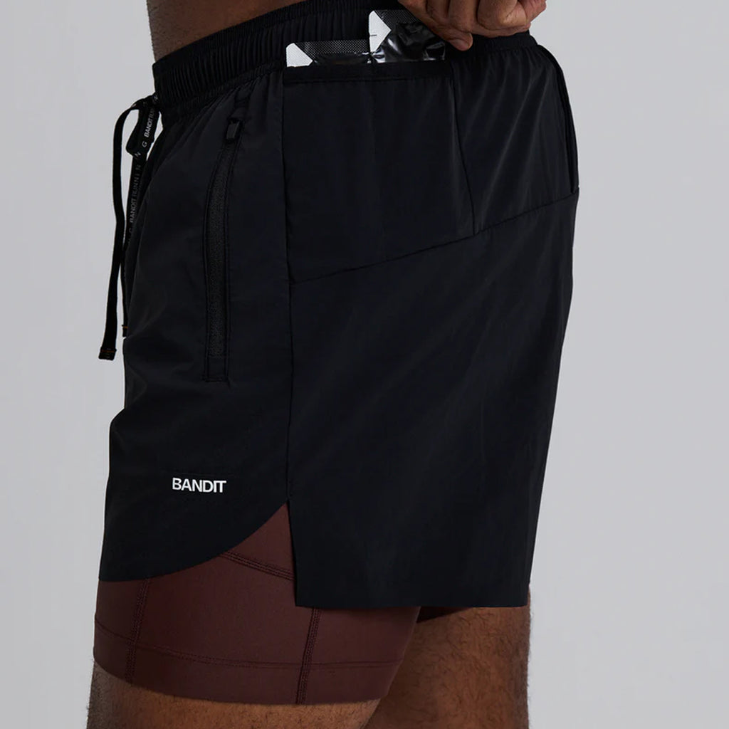 Bandit Running Vento™ Next Gen 2-In-1 Run Short - Black