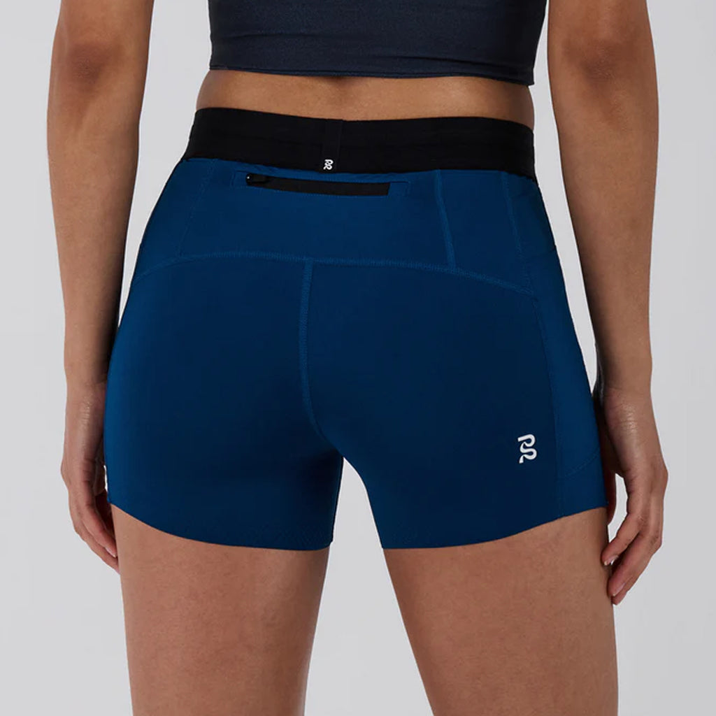 Bandit Running Women's Stamina-V™ 3" Compression Shorts - Ink Blue