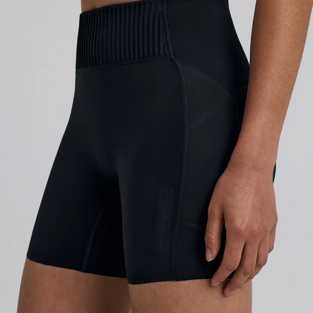 Bandit Running Women's Stamina-V™ High Waist 5" Compression Short - Black