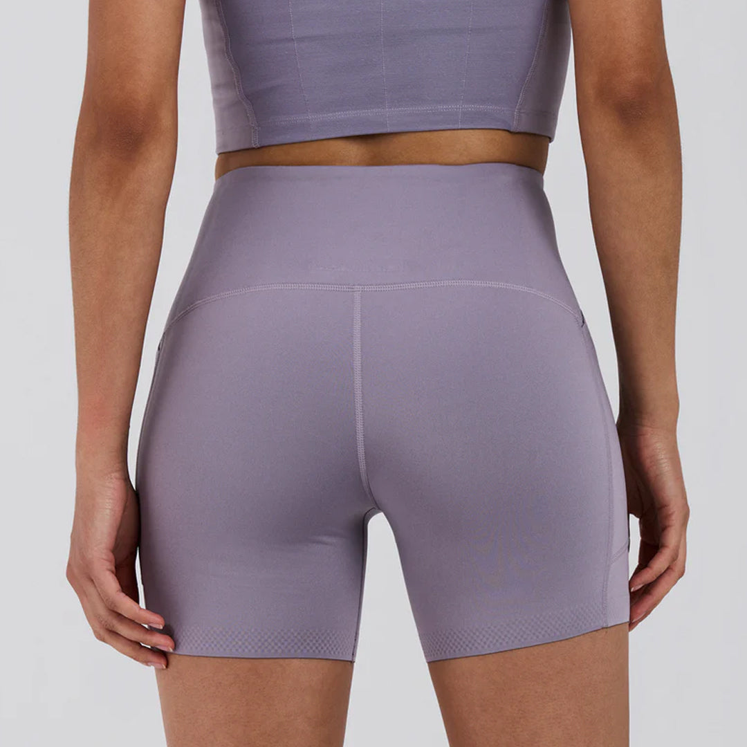 Bandit Running Women's Stamina-V™ High Waist 5" Compression Short - Violet Fog