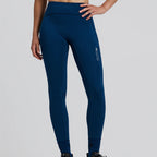 Bandit Running Women's Stamina-V™ High Waist Leggings - Ink Blue