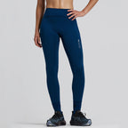 Bandit Running Women's Stamina-V™ High Waist Leggings - Ink Blue