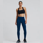 Bandit Running Women's Stamina-V™ High Waist Leggings - Ink Blue