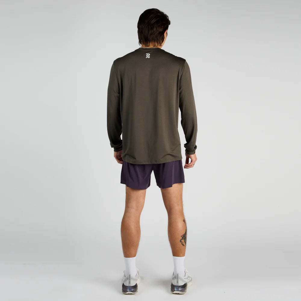 Bandit Running Micromesh Long Sleeve Tee - Olive