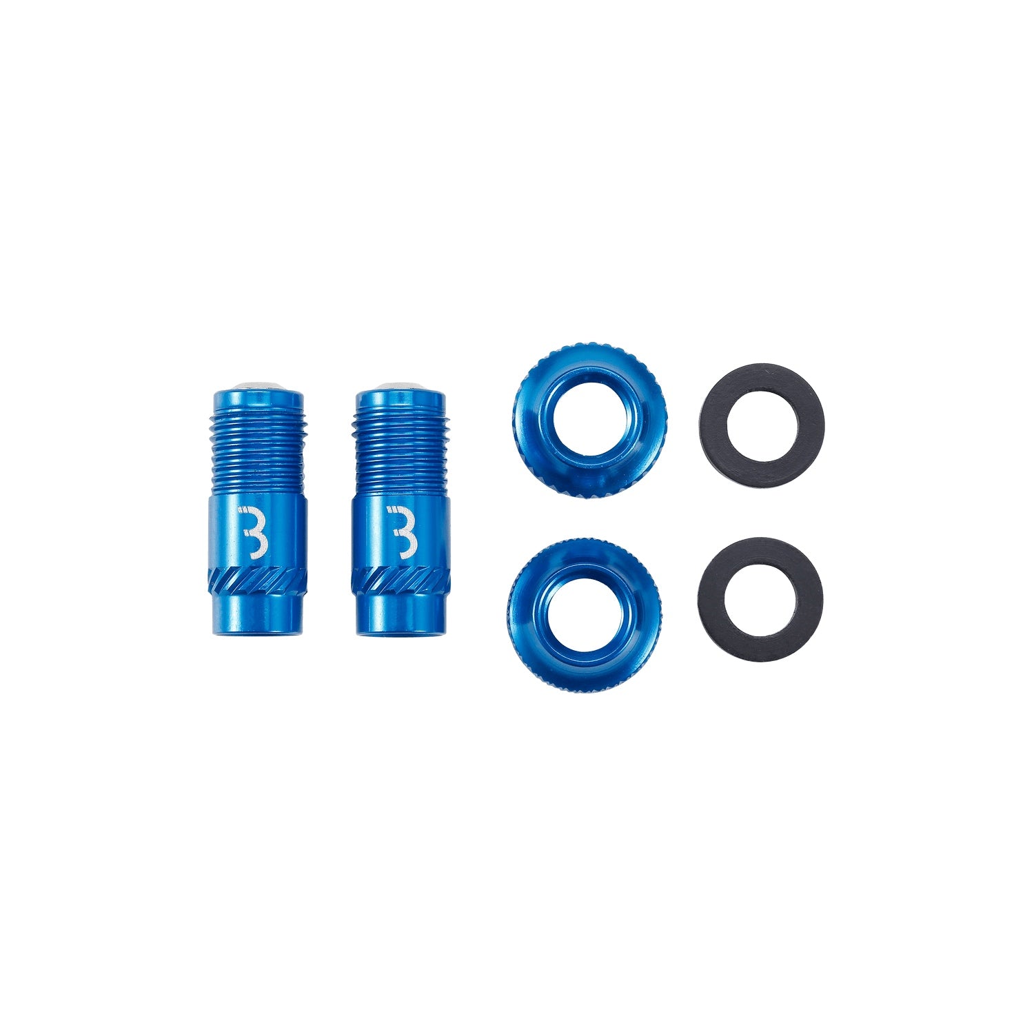 BBB CoreCap Valve Upgrade Cap Set - Blue