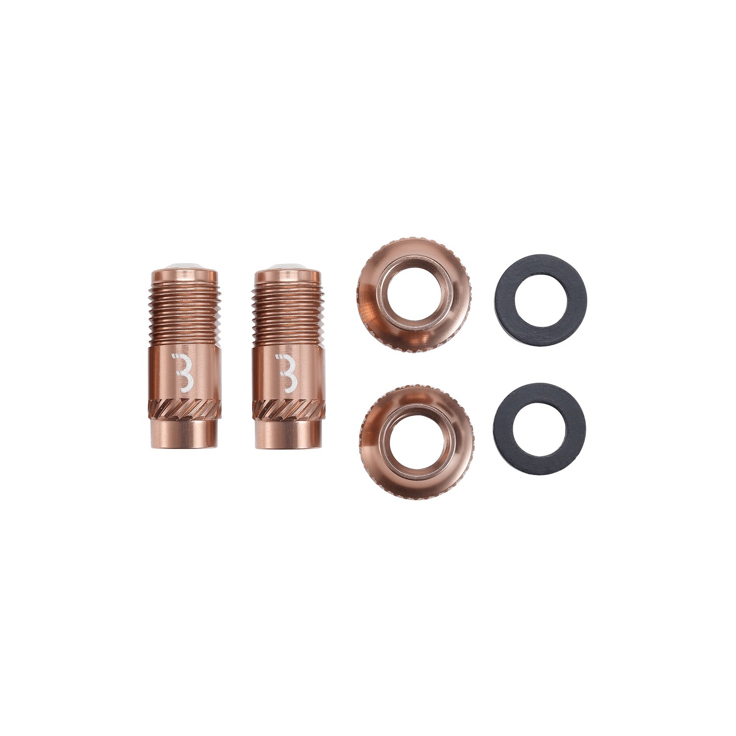 BBB CoreCap Valve Upgrade Cap Set - Copper
