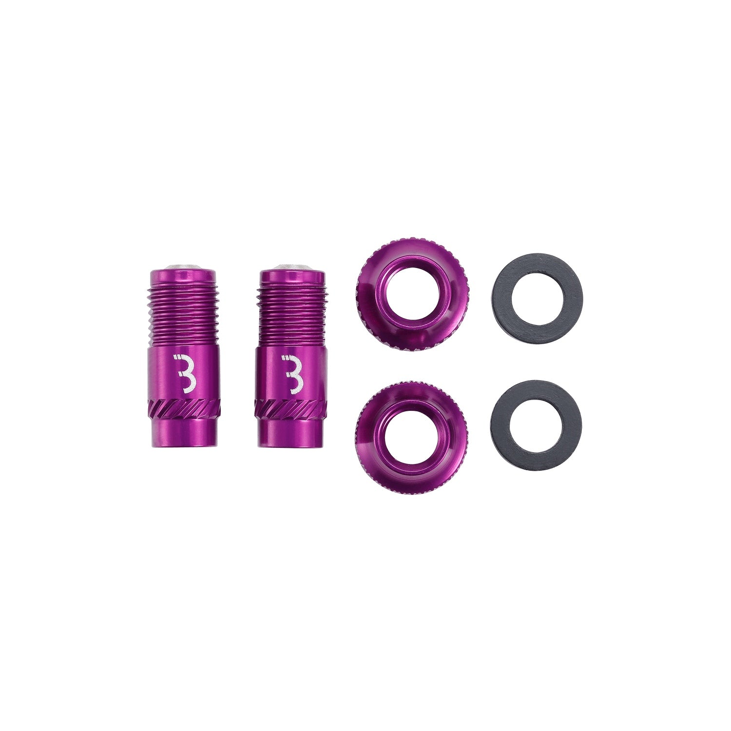 BBB CoreCap Valve Upgrade Cap Set - Purple