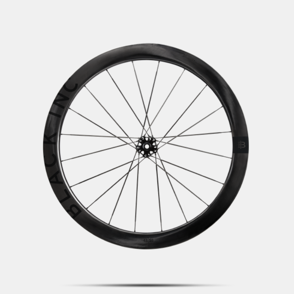 Black Inc 48/58 Aero Road Wheelset - Black Logos