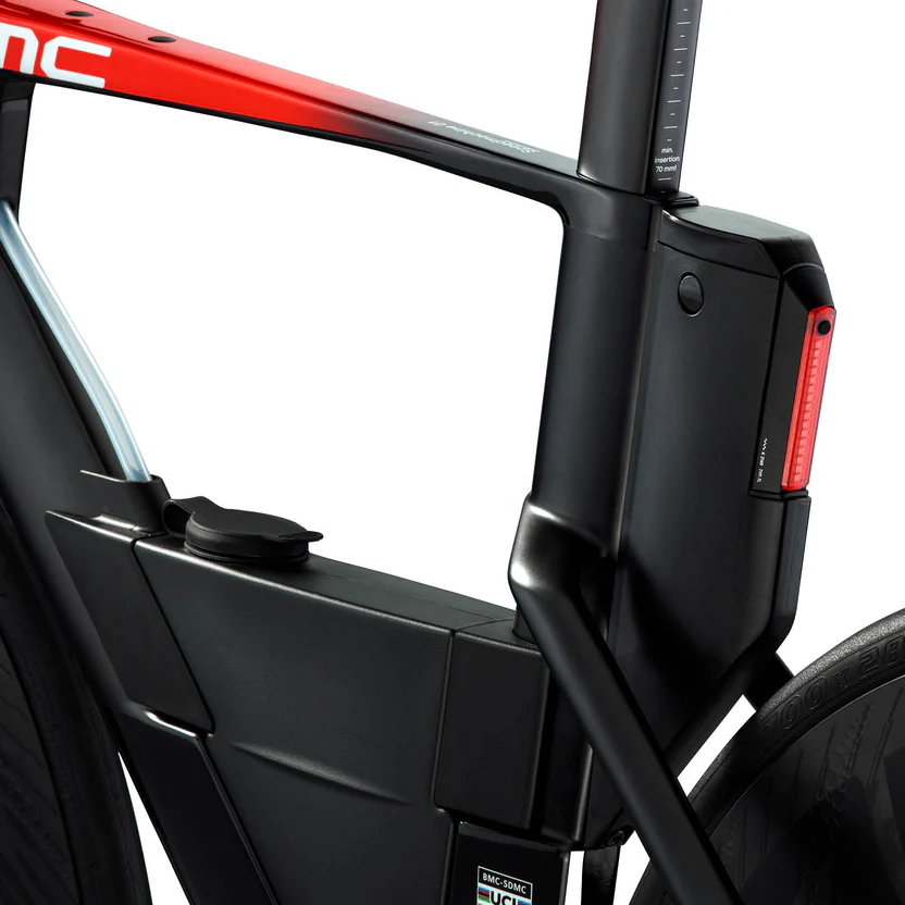 BMC Speedmachine 01 MOD Frameset - Carbon Black Neon Red