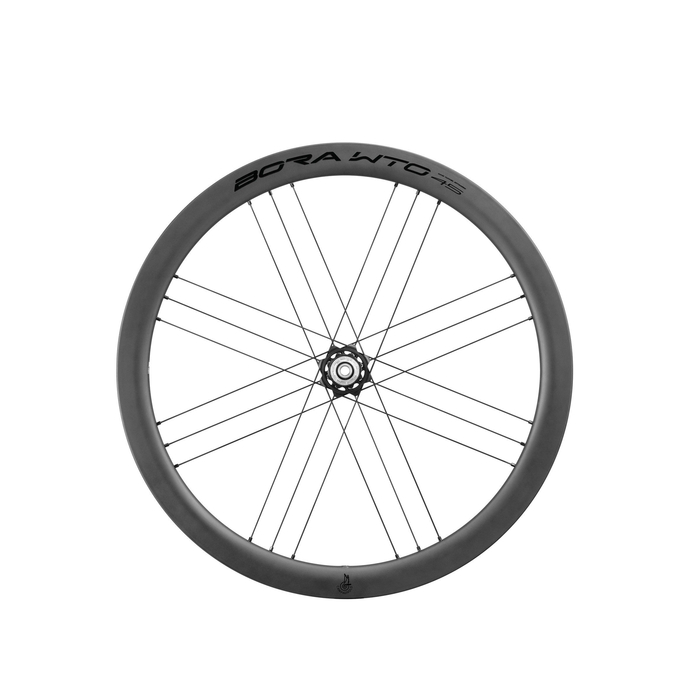 Campagnolo Bora WTO 45 C23 Disc Brake Carbon Clincher Wheelset - Matte