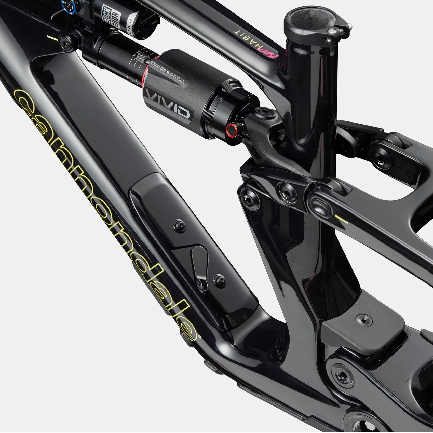 Cannondale Bad Habit Frameset - Black/WOW