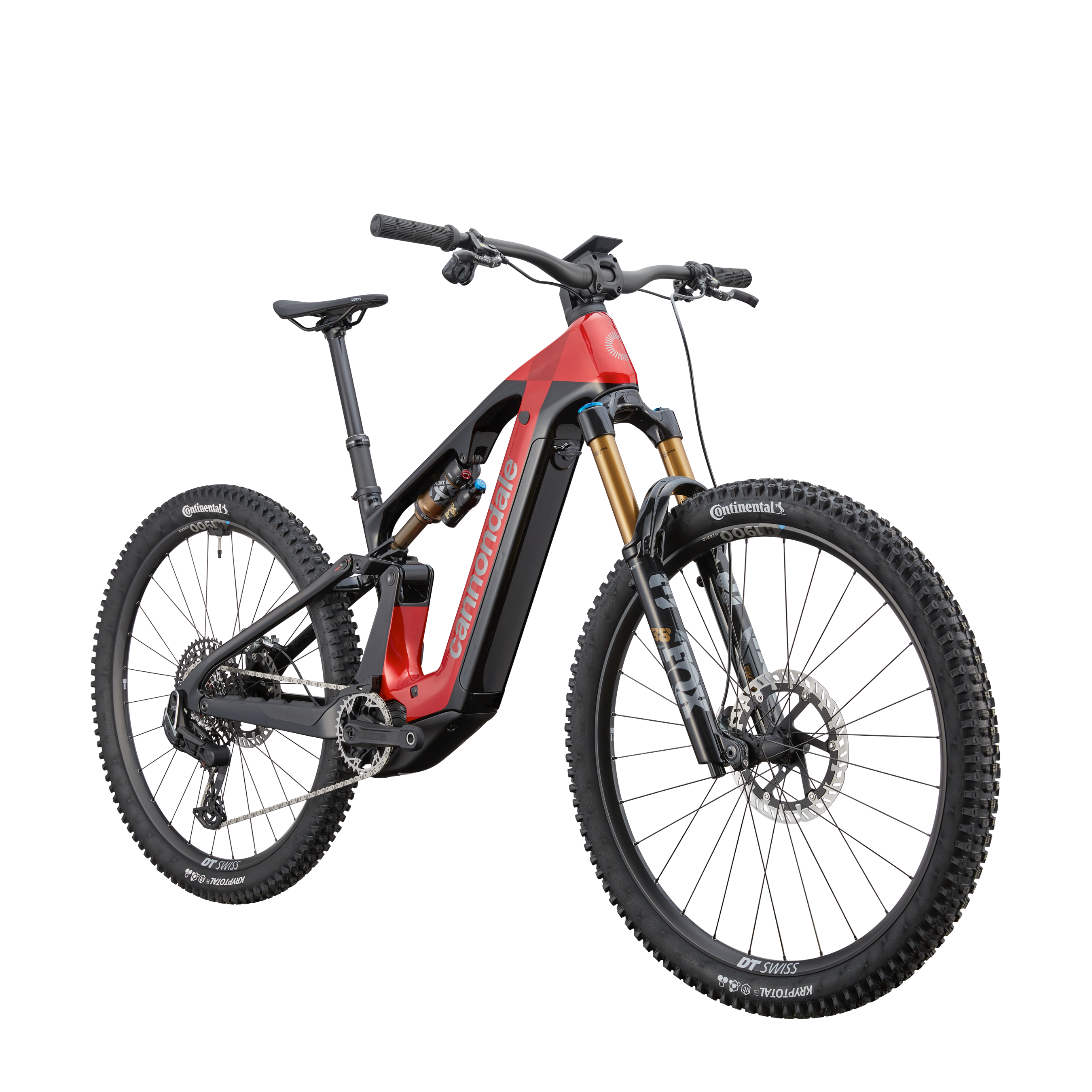 Cannondale Moterra Carbon 1 电动山地车 - 金属红