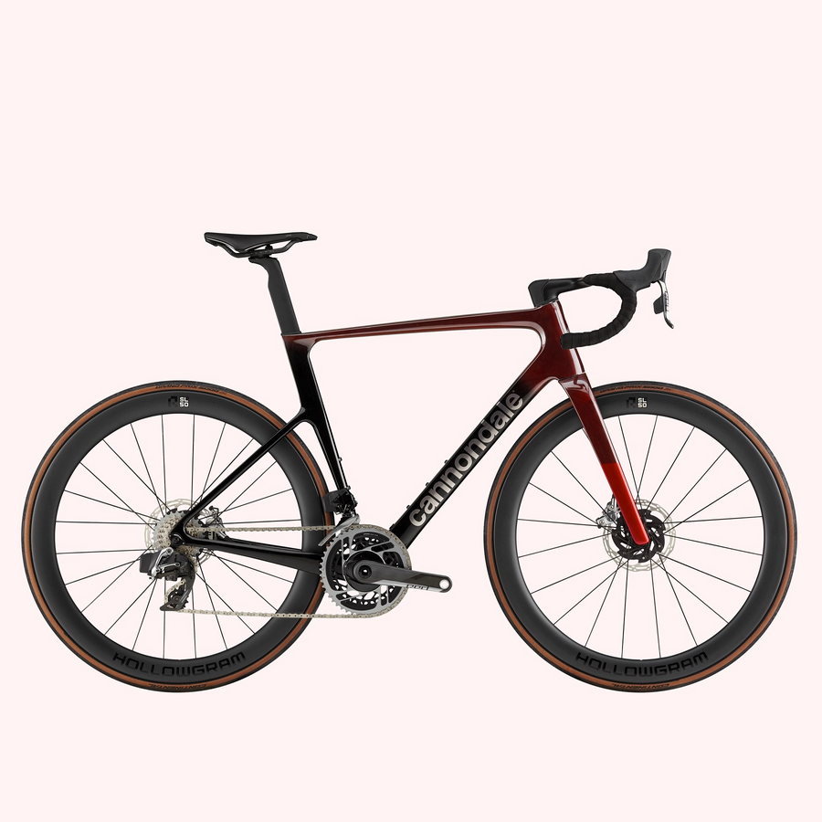 Cannondale SuperSix EVO Hi MOD 1 Road Bike Tinted Red CCACHE