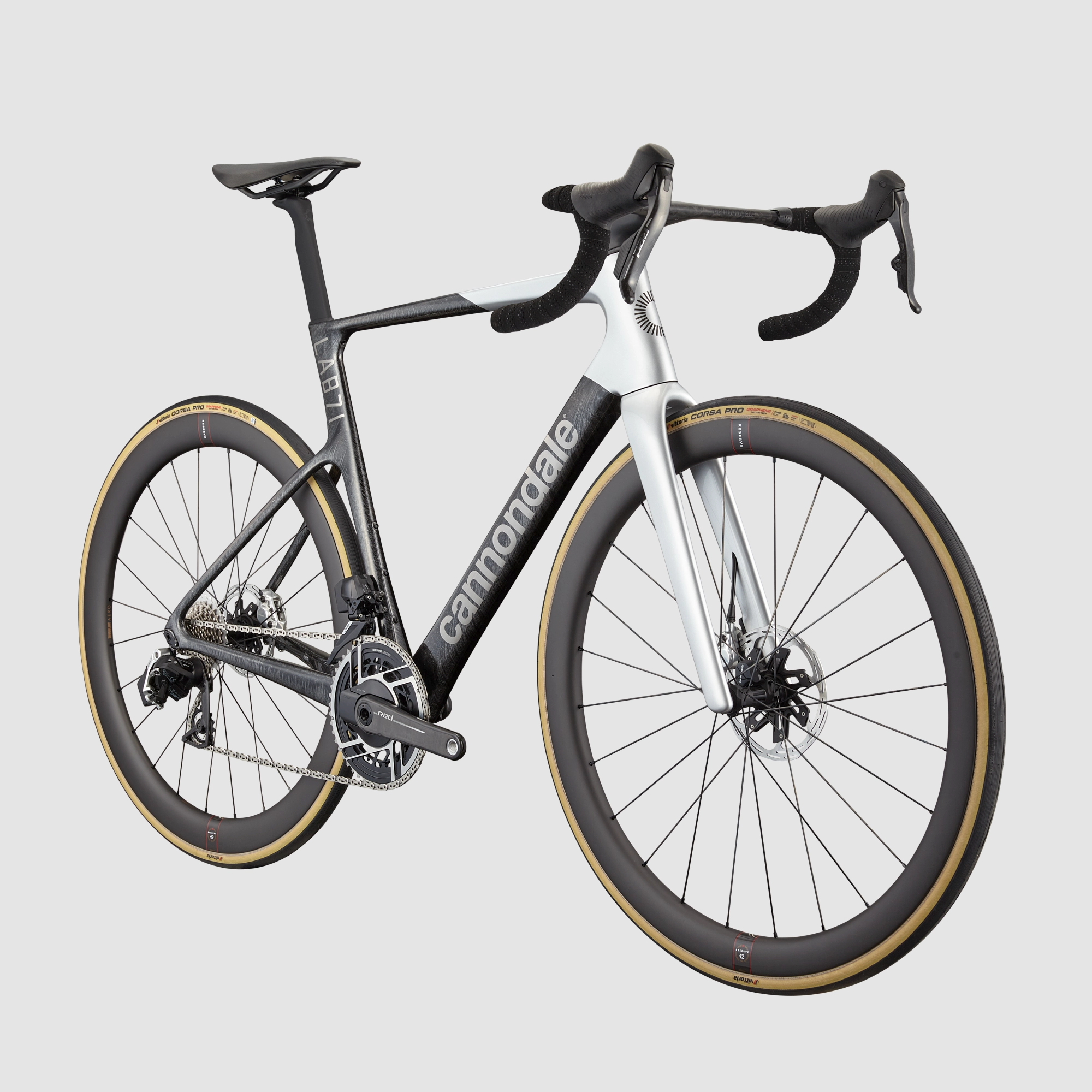 Cannondale SuperSix EVO LAB71 SRAM RED AXS E1 整车 - 黑色大理石纹