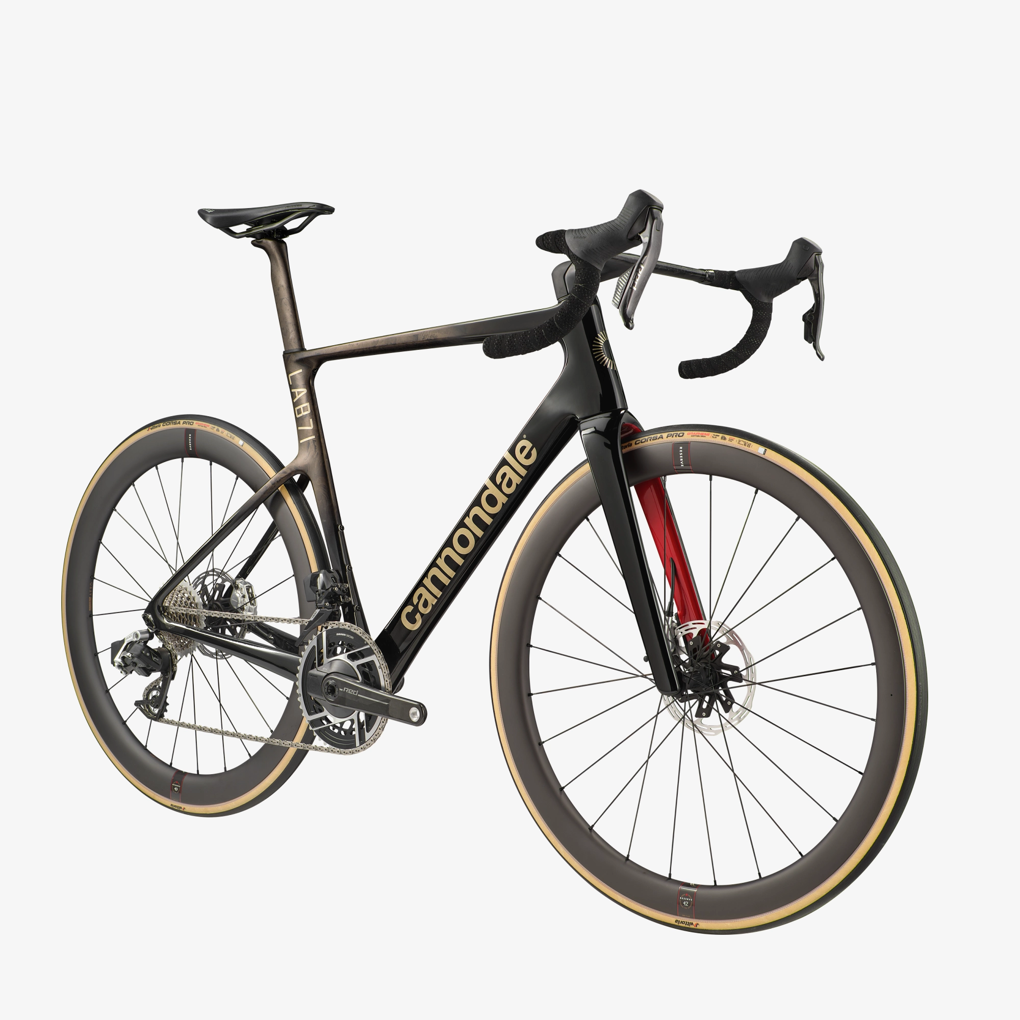 Cannondale SuperSix EVO LAB71 SRAM RED AXS E1 Complete Bike - Burnt Pewter