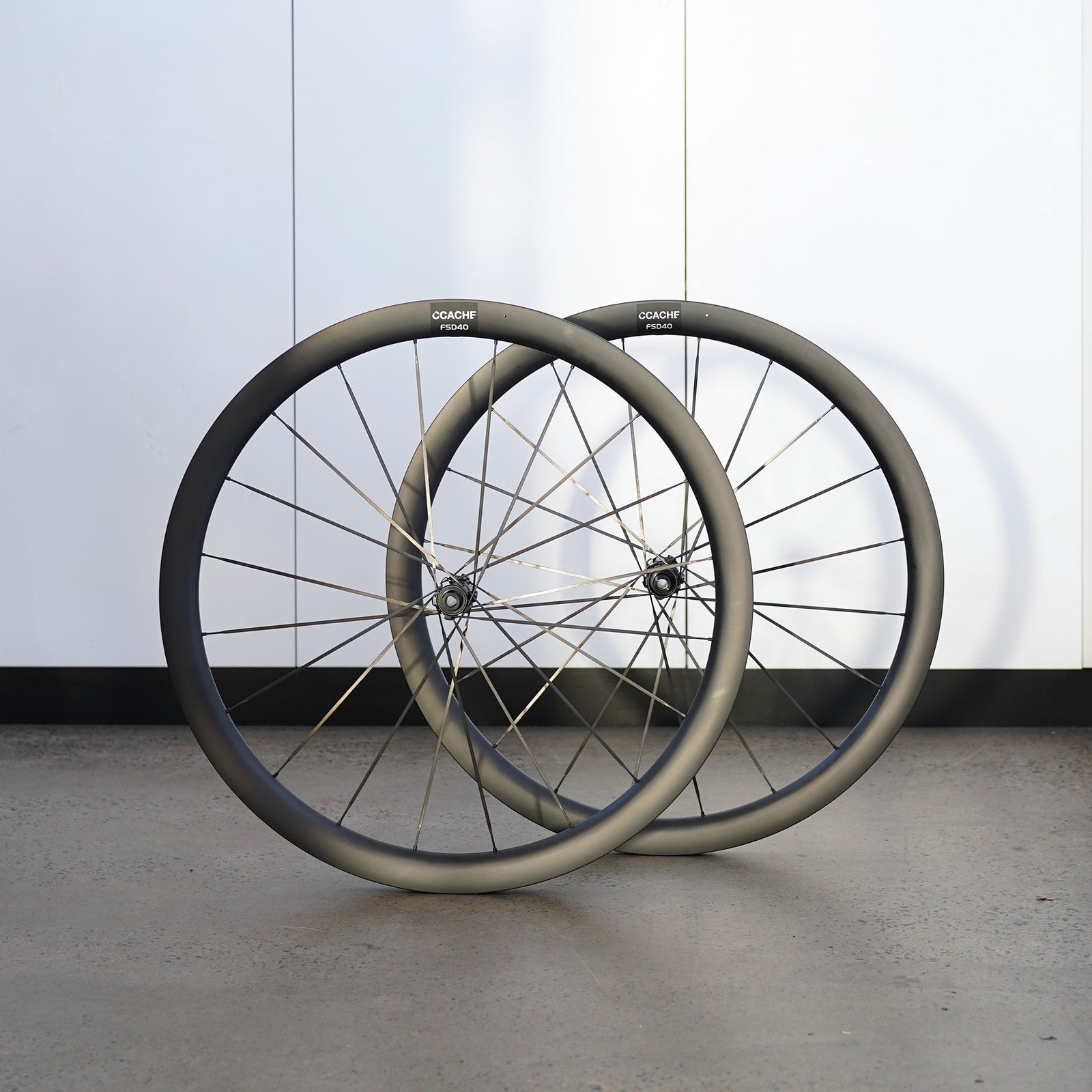 CCACHE FSD40 Carbon Spoke Road Wheelset
