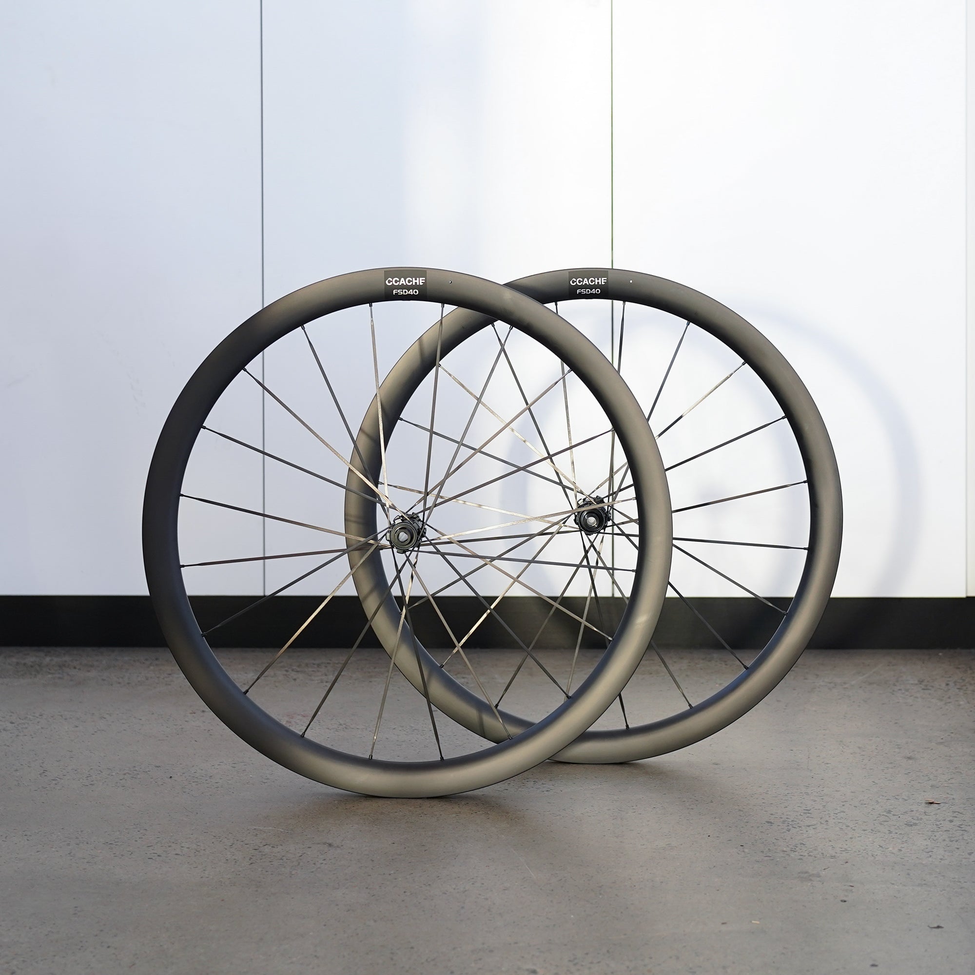 CCACHE FSD40 Carbon Spoke Road Wheelset