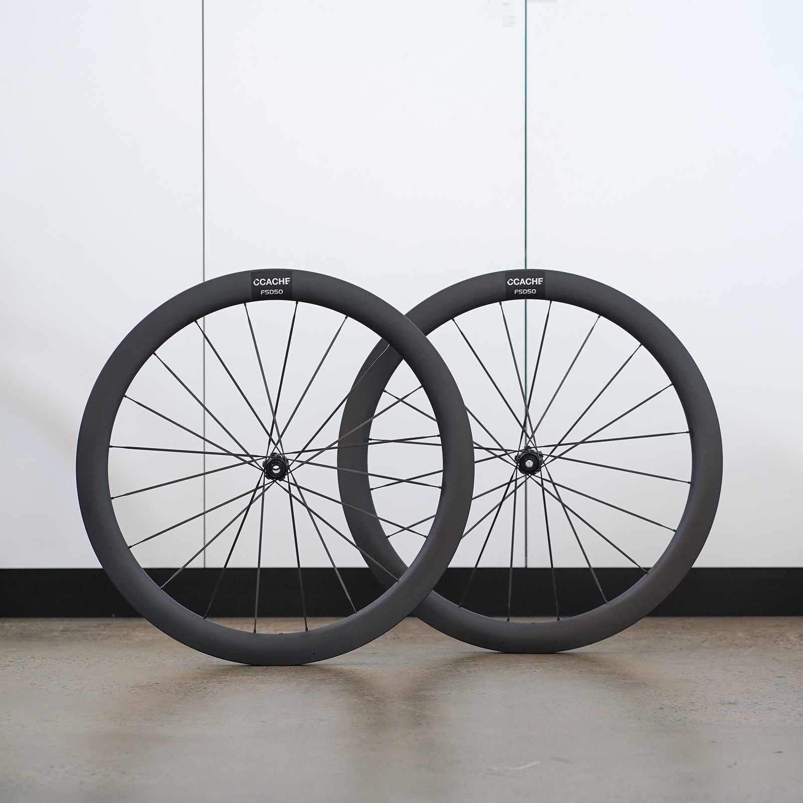CCACHE FSD50 Carbon Spoke Road Wheelset