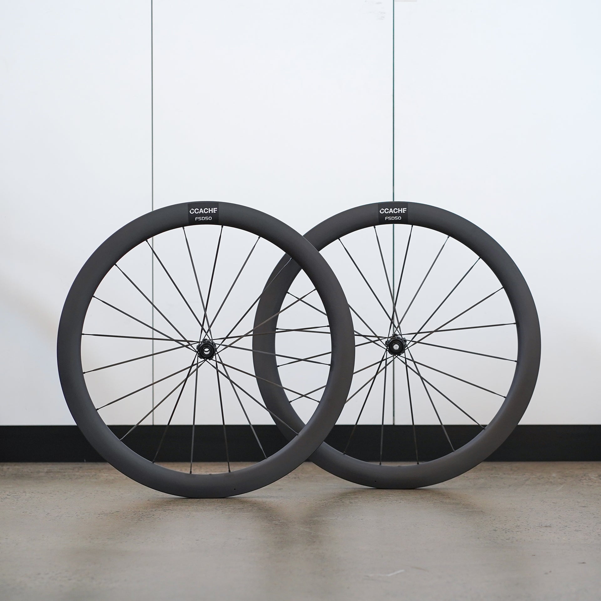 CCACHE FSD50 Carbon Spoke Road Wheelset