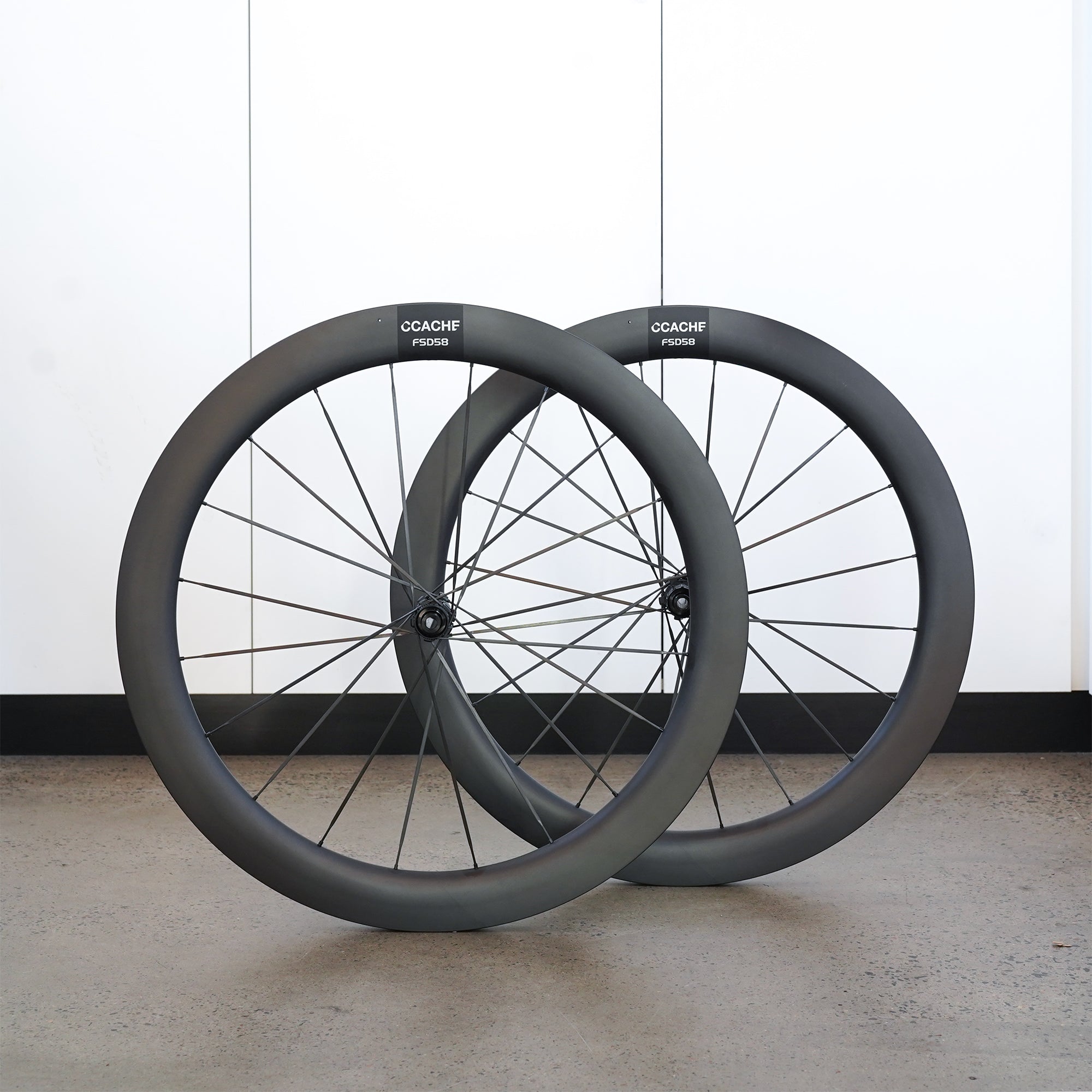 CCACHE FSD58 Carbon Spoke Road Wheelset