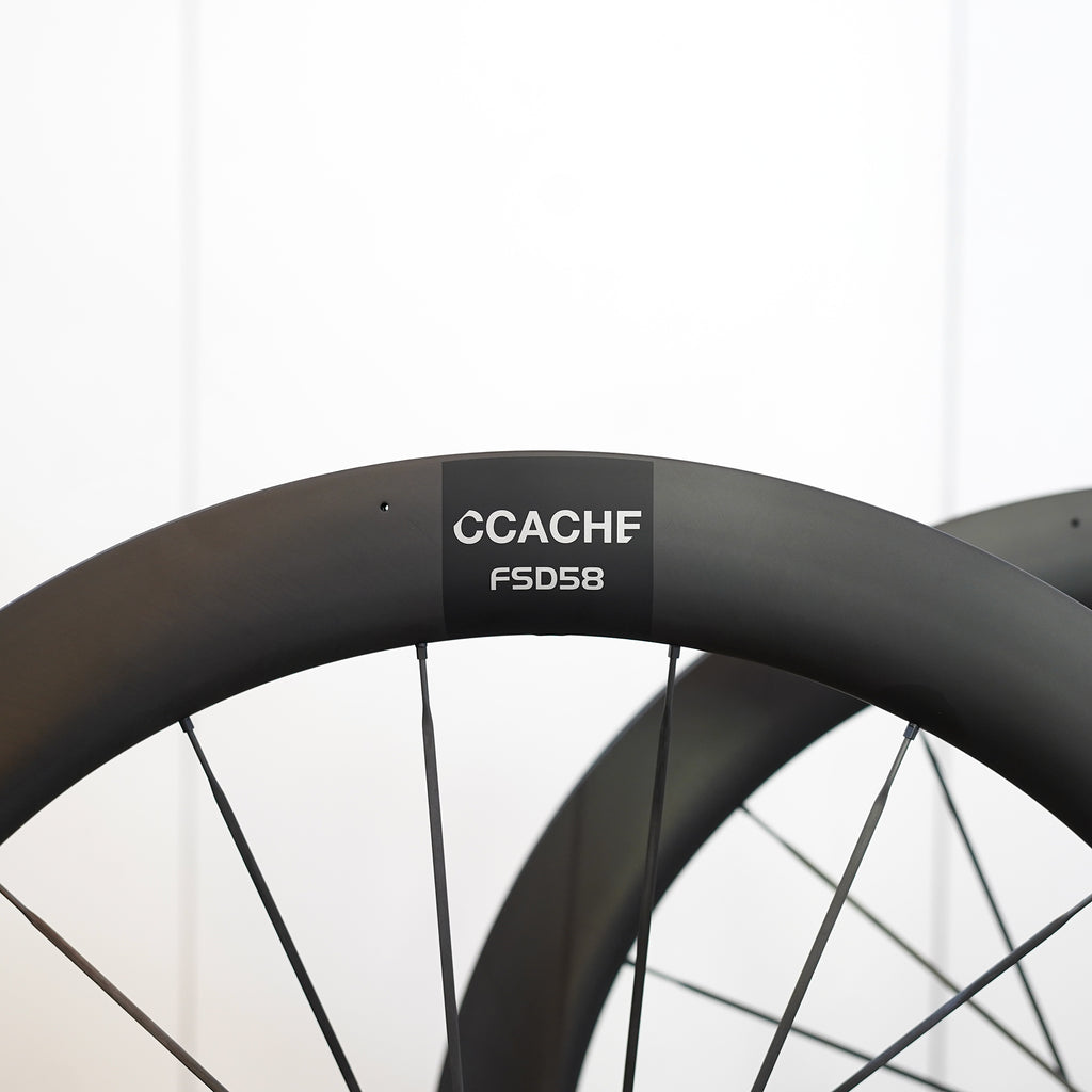 CCACHE FSD58 Carbon Spoke Road Wheelset