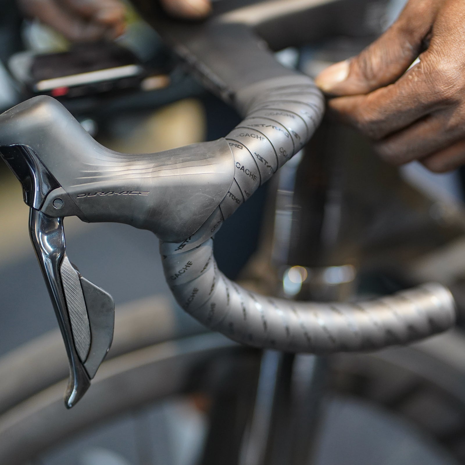 NSTRMO x CCACHE Burgh Bar Tape - Black/Black