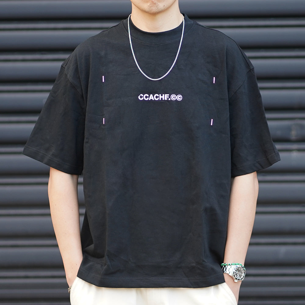 CCACHE Republic of Bicycles Tee - Black/Pink