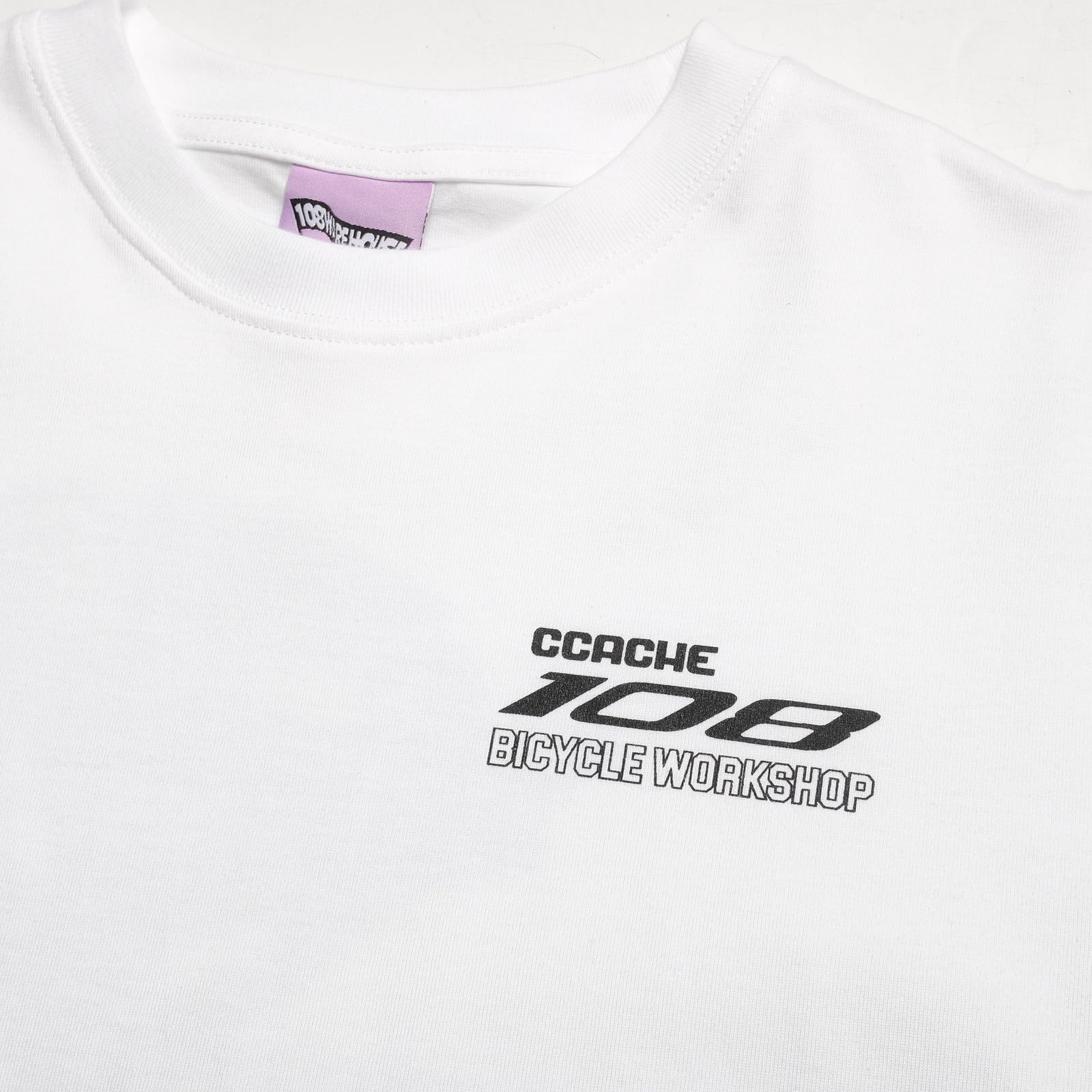 CCACHE x 108Warehouse Workshop Tee - White