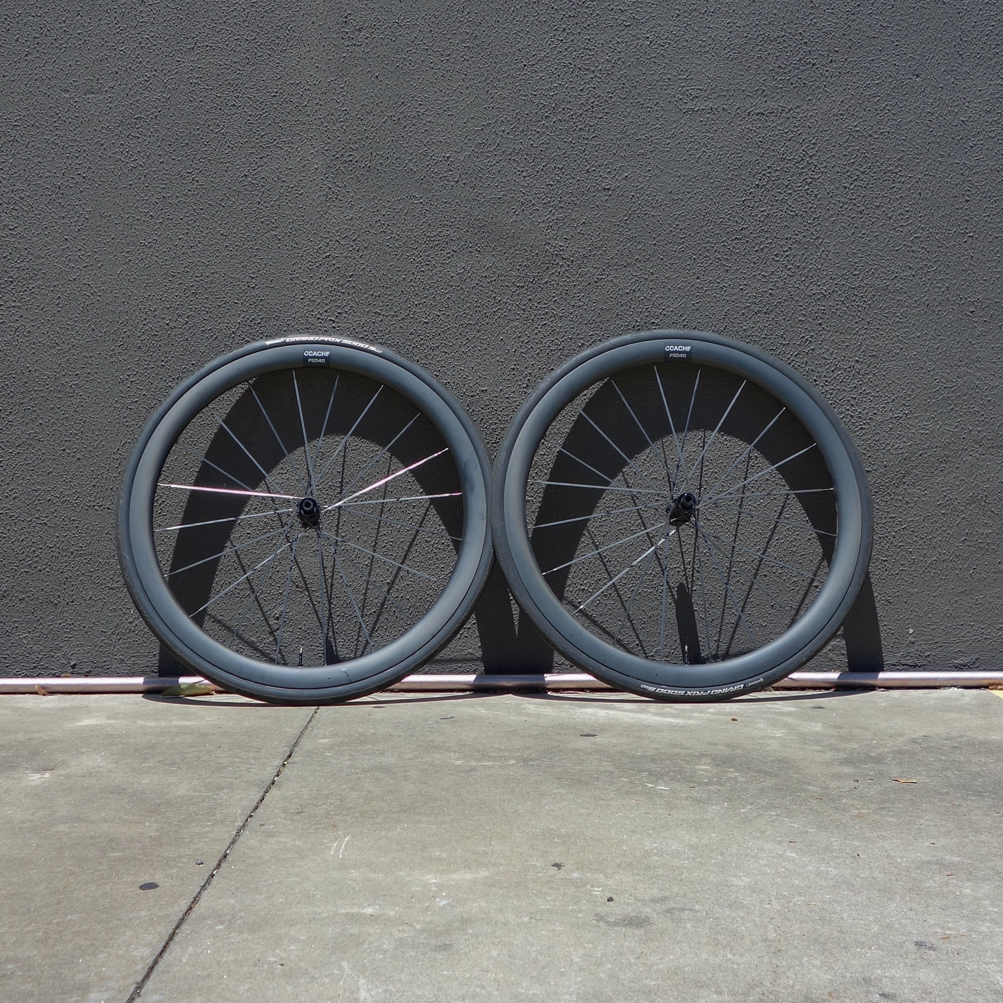 Preloved / CCACHE FSD40 Wheelset with GP5000 S TR