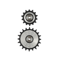 CeramicSpeed Oversized Pulley Wheels Alpha Disc - 14/20t - Silver