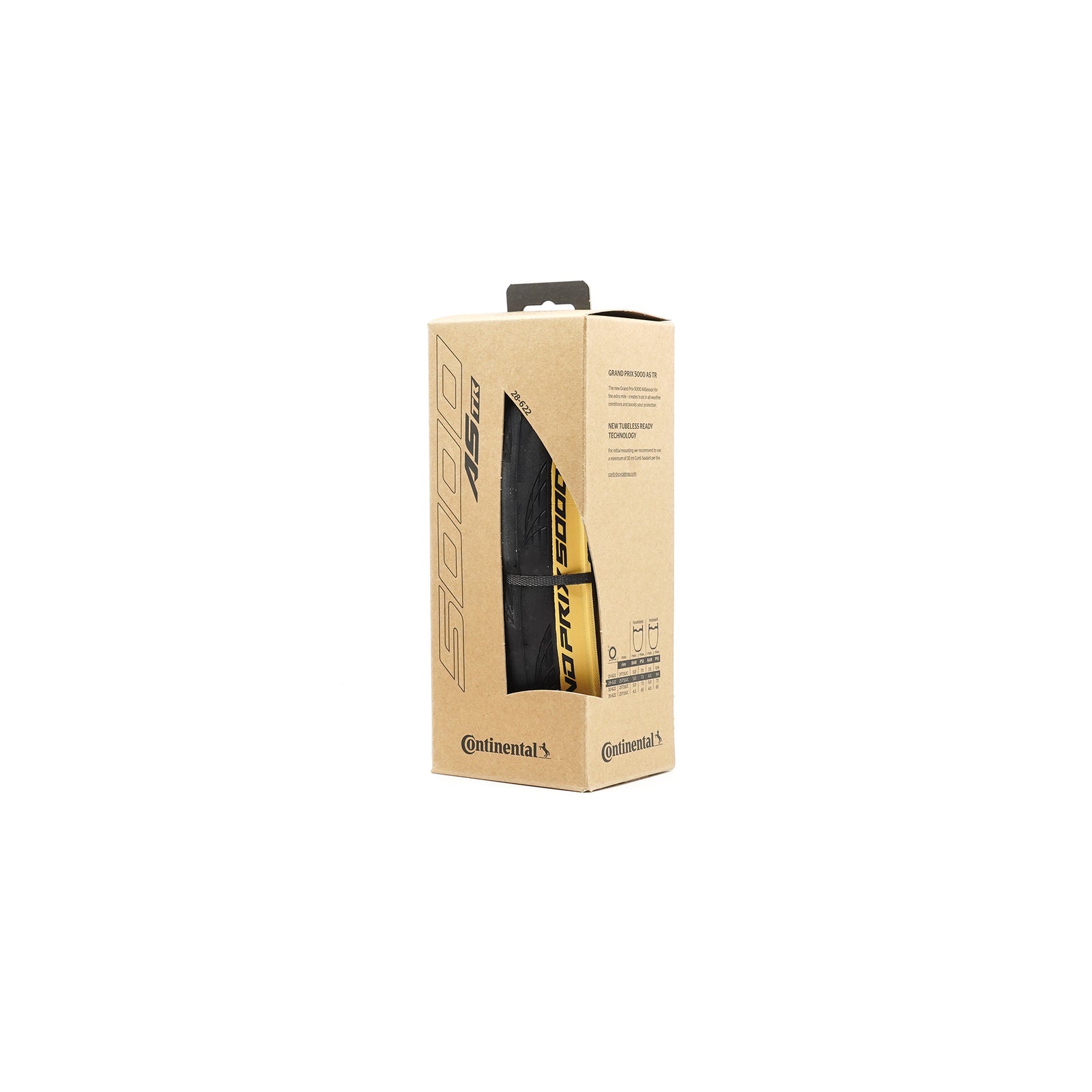 Continental Grand Prix GP5000 All-Season Tubeless Tyre - Cream