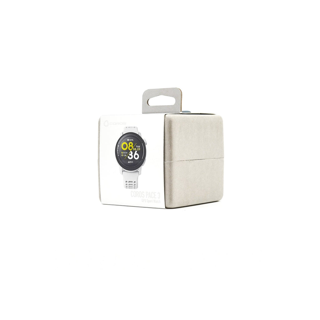 Coros Pace 3 Gps Sport Watch - White Silicon Band