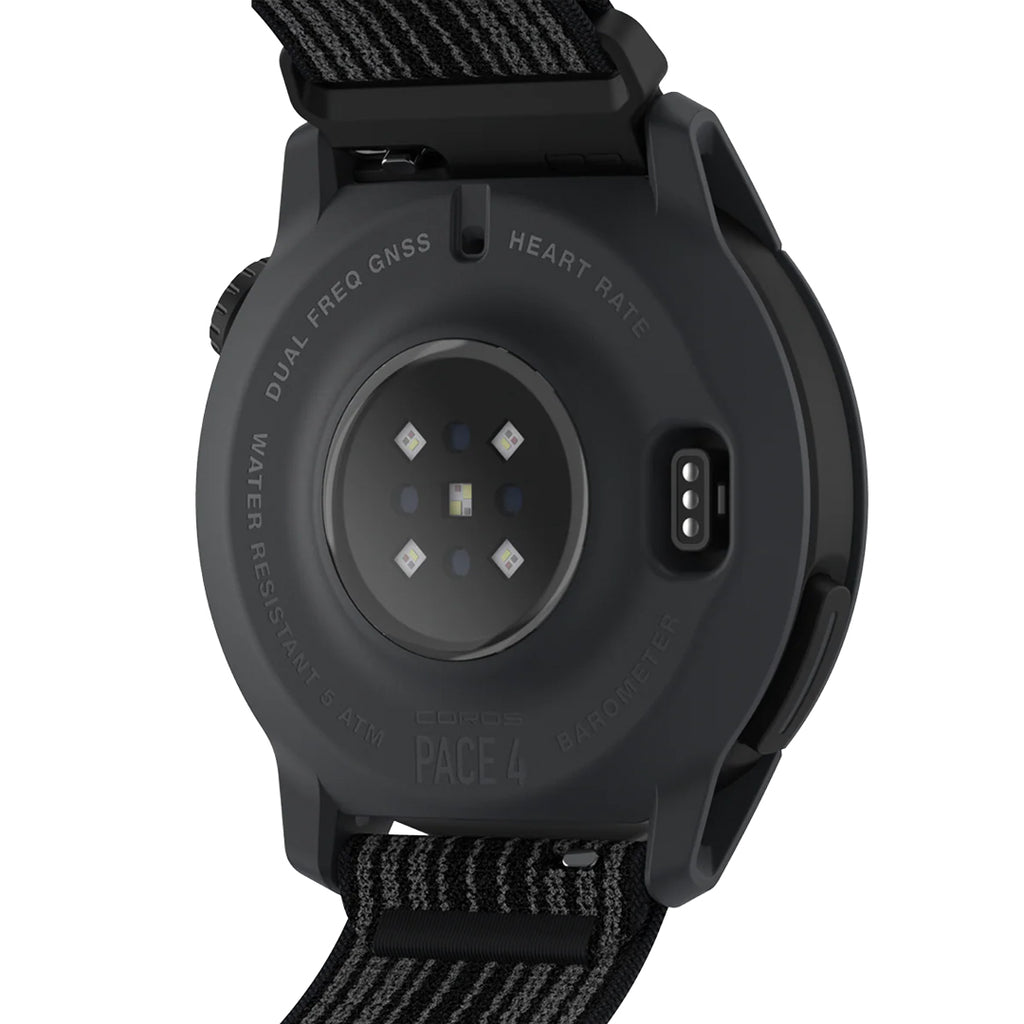 Coros Pace 4 GPS Sports Watch - Black - Nylon