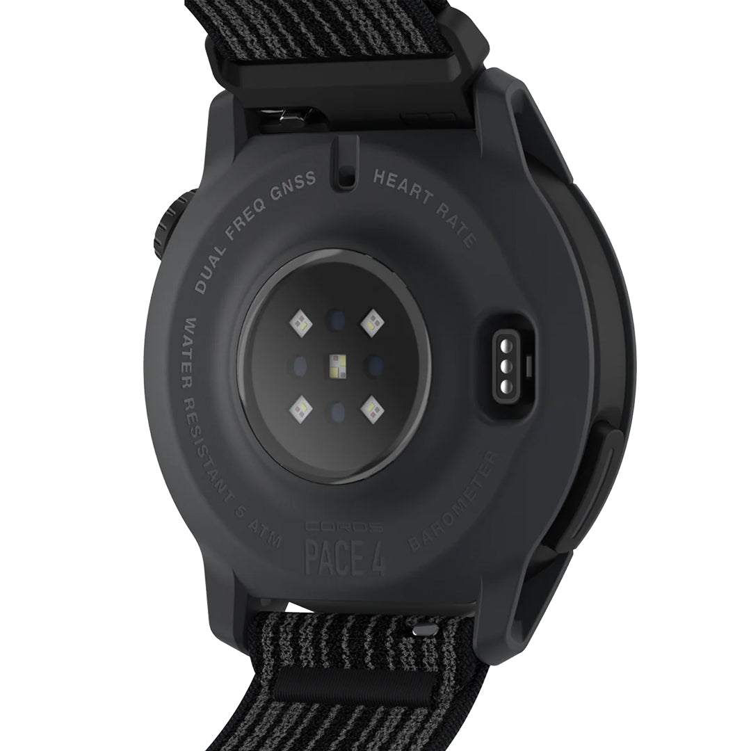 Coros Pace 4 GPS Sports Watch - Black - Nylon