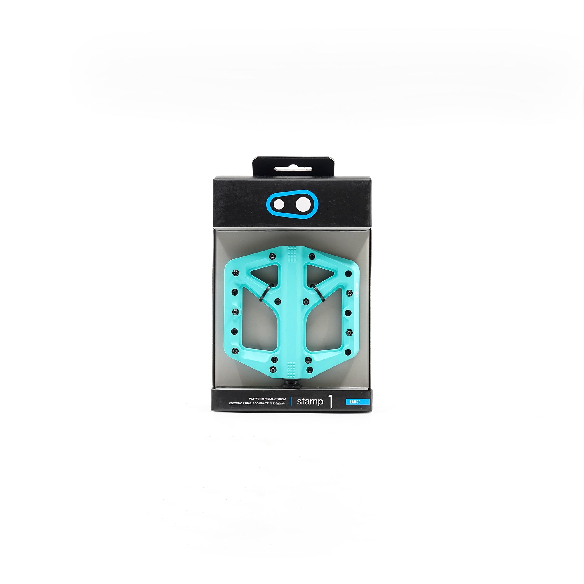 Crankbrothers Stamp 1 Platform Pedal - Turquoise