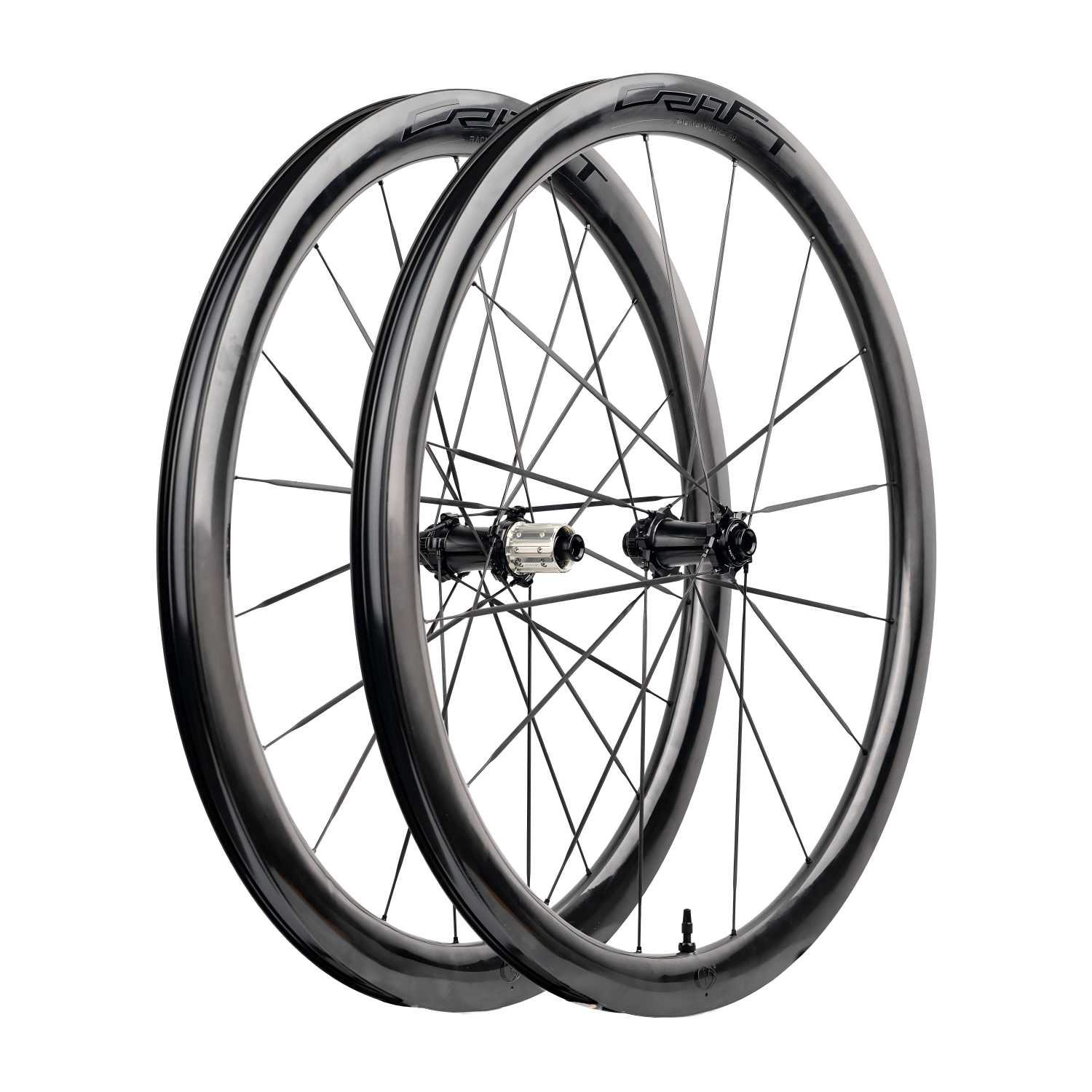 CRW Works CS4045 Carbon Spoke Disc Wheelset - Black Decals