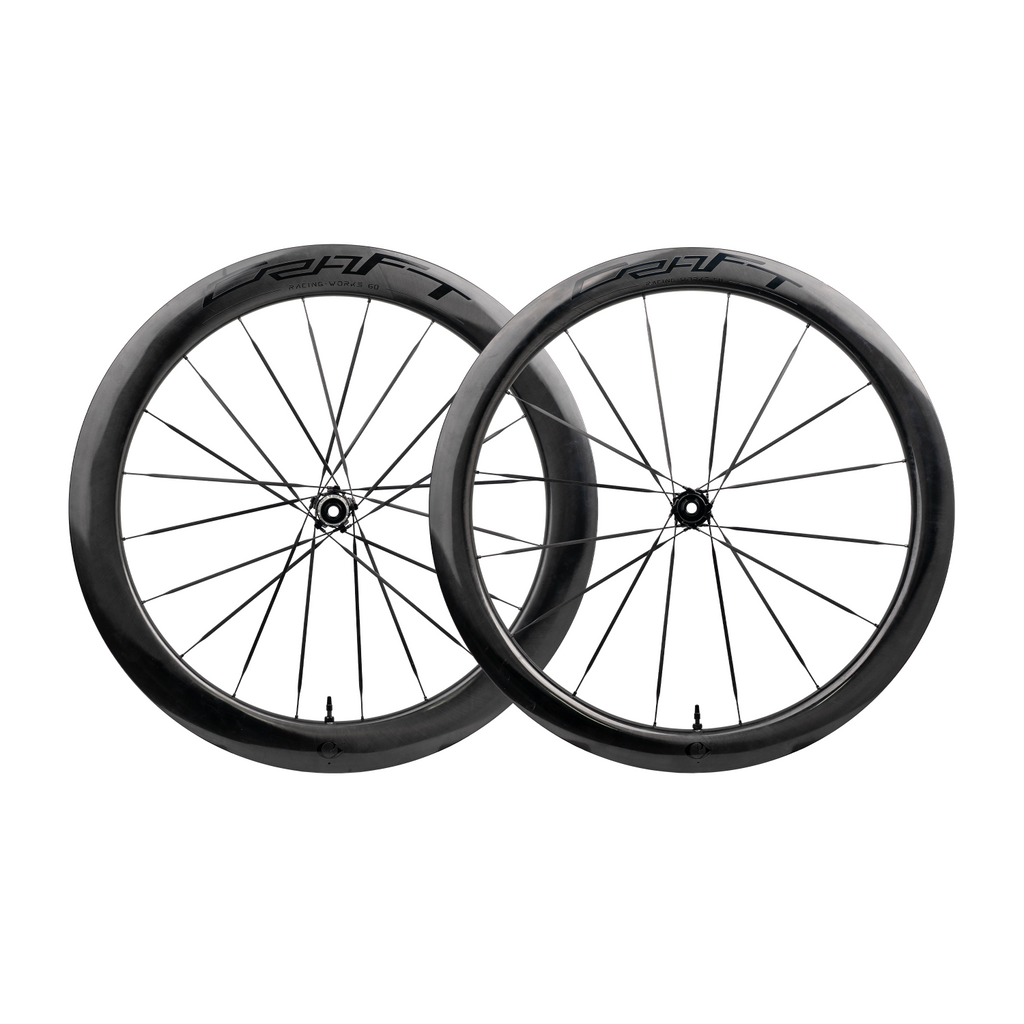 CRW Works CS5060 Carbon Spoke Disc Wheelset - Black Decals