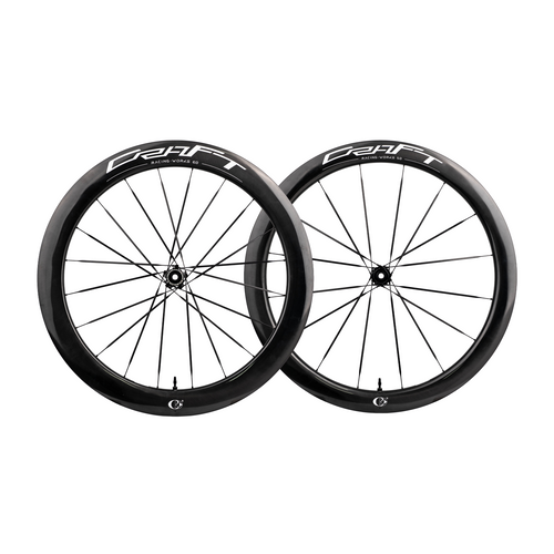 CRW Works CS5060 Carbon Spoke Disc Wheelset - White Decals