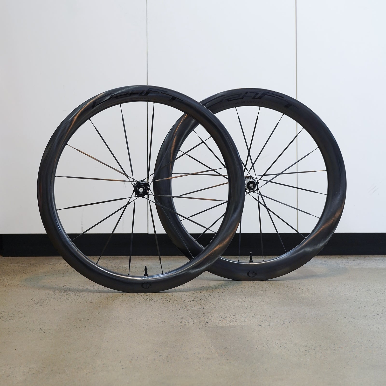 CRW Works CS5060 Carbon Spoke Disc Wheelset - Black Decals
