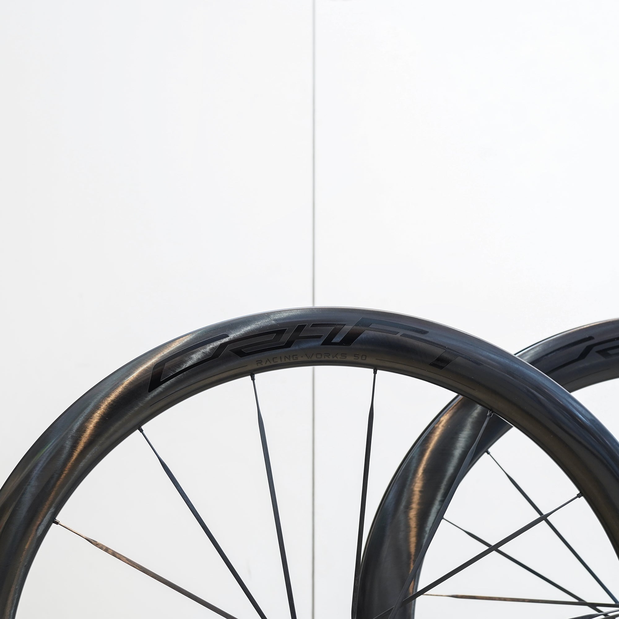 CRW Works CS5060 Carbon Spoke Disc Wheelset - Black Decals