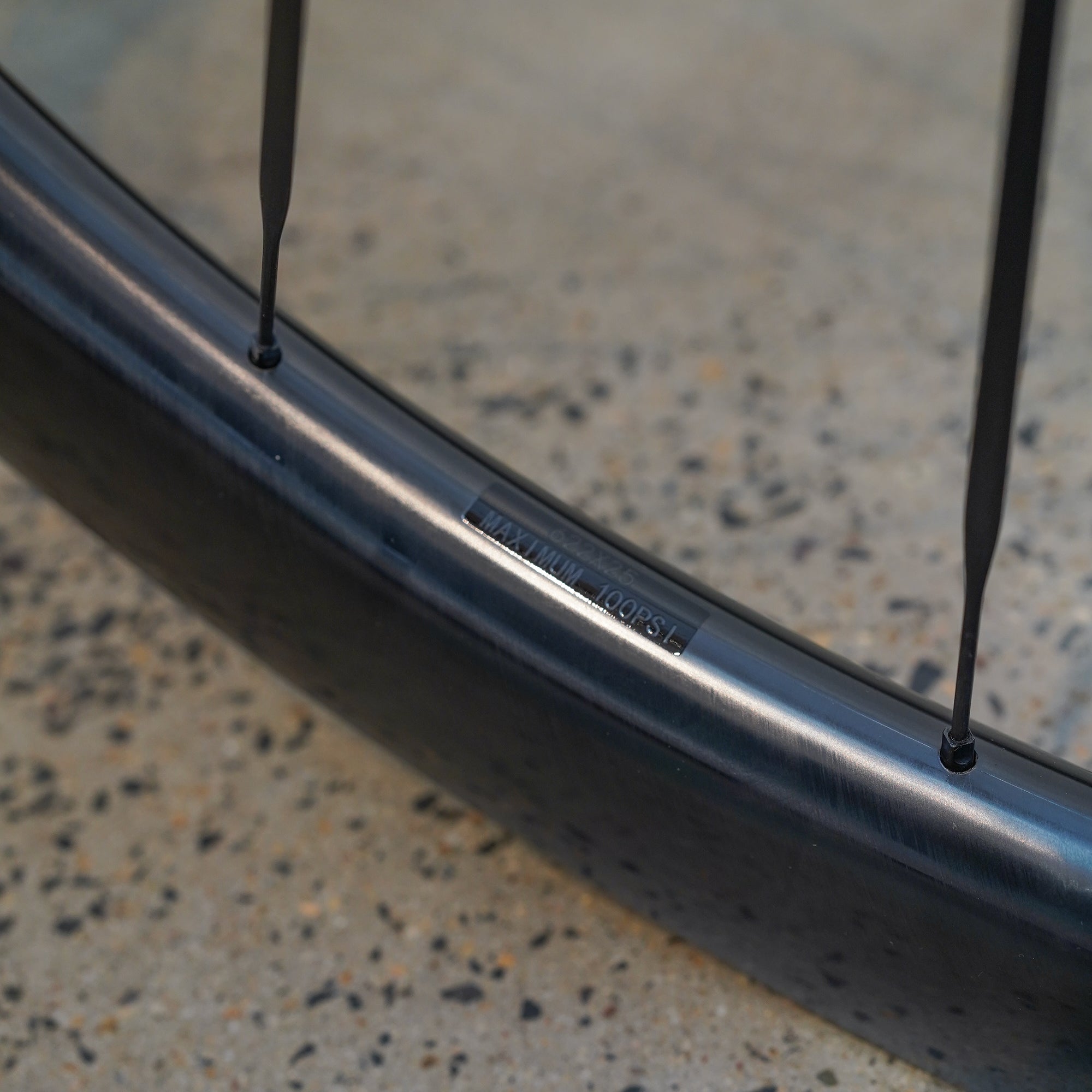 CRW Works CS5060 Carbon Spoke Disc Wheelset - Black Decals