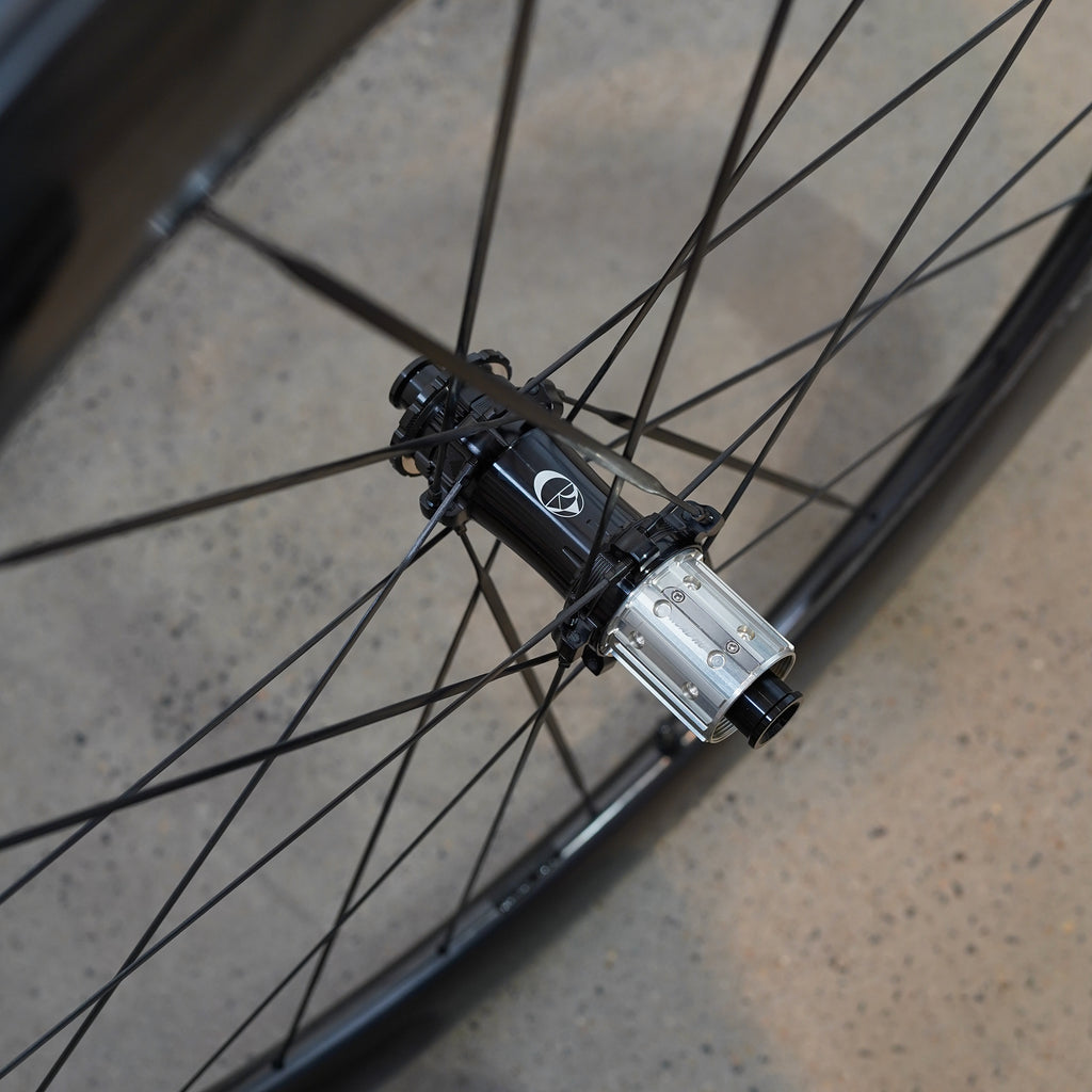 CRW Works CS5060 Carbon Spoke Disc Wheelset - Black Decals