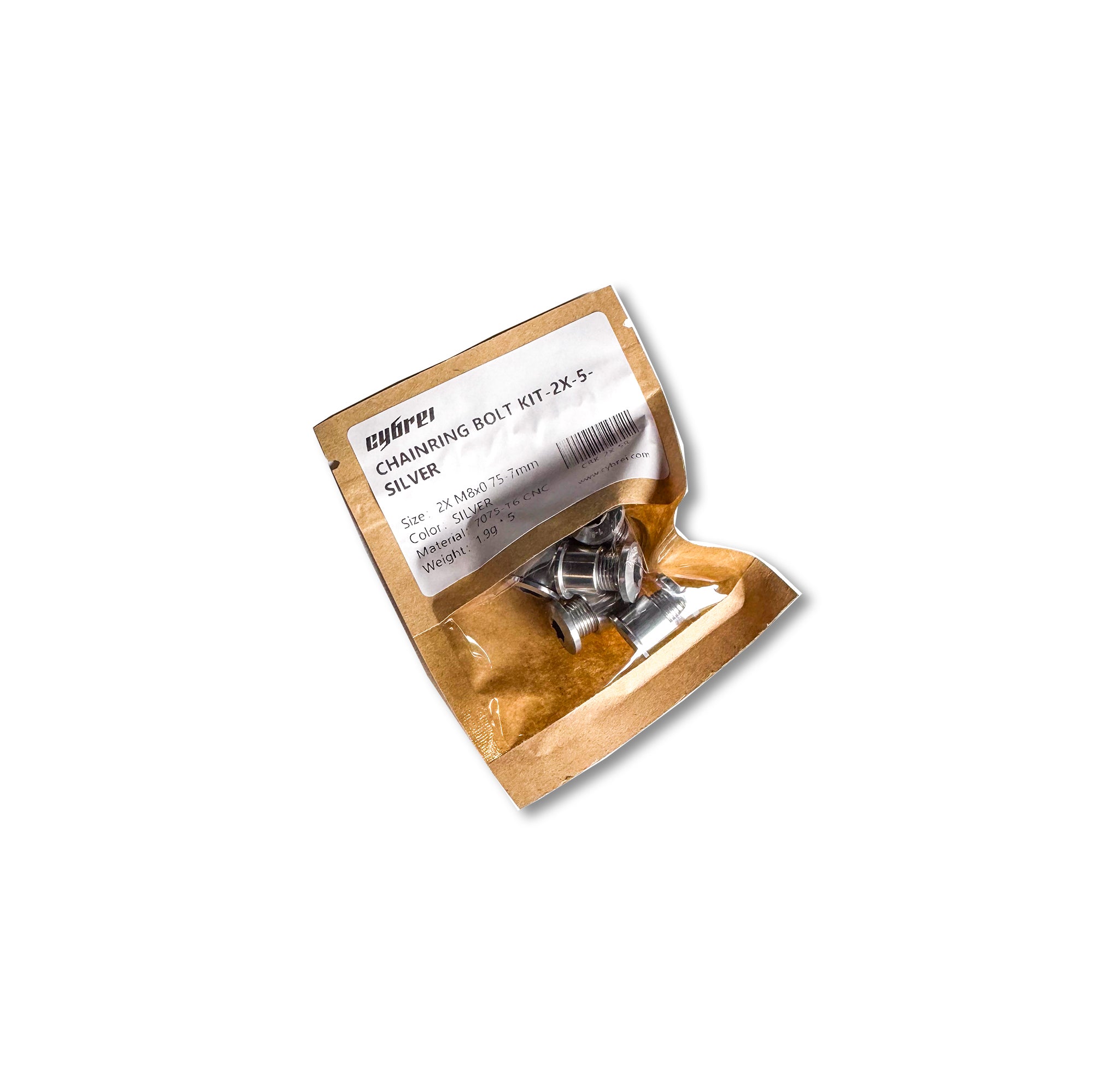 Cybrei Chainring Bolts - Silver