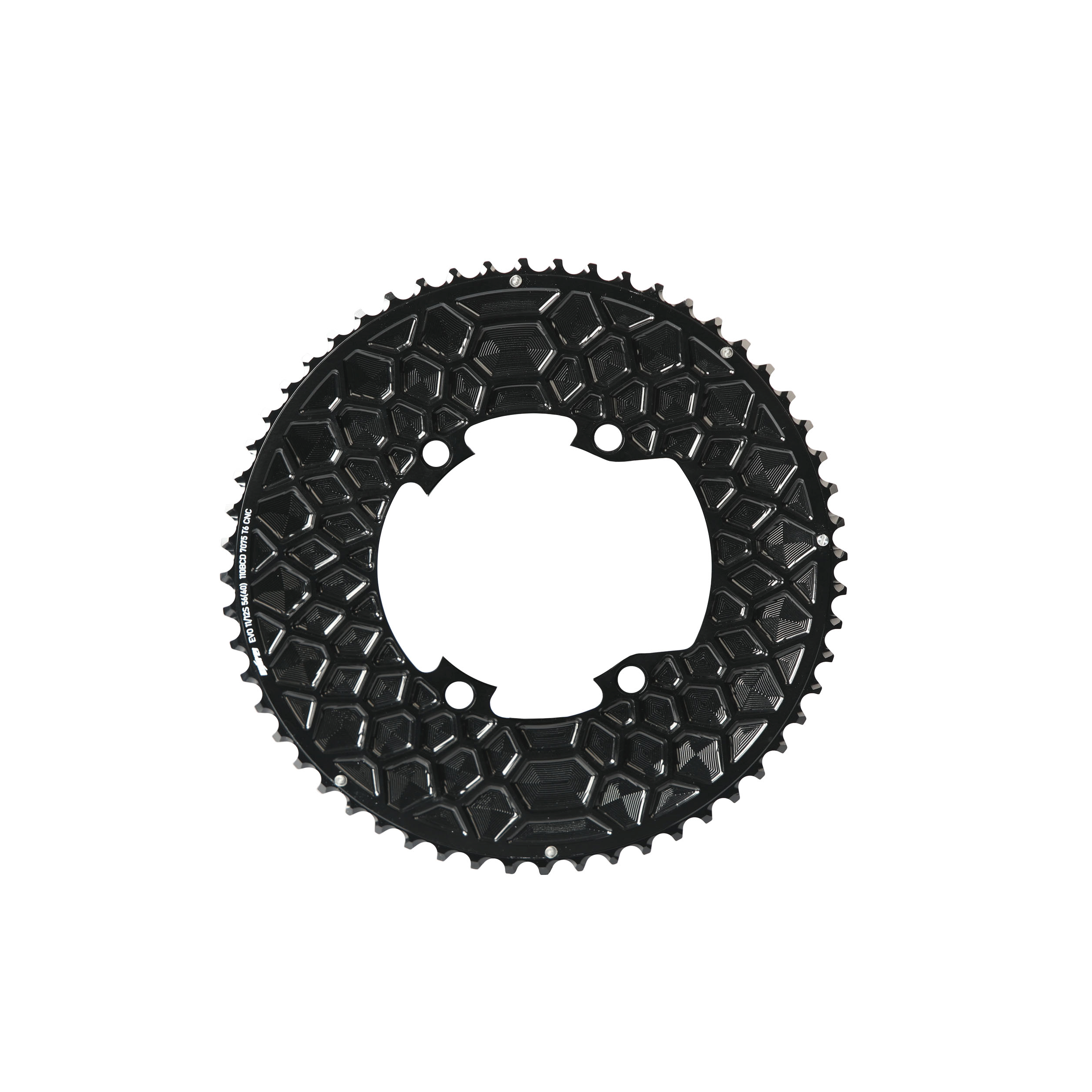 Cybrei Evo Honeycomb Chainring Set - Black