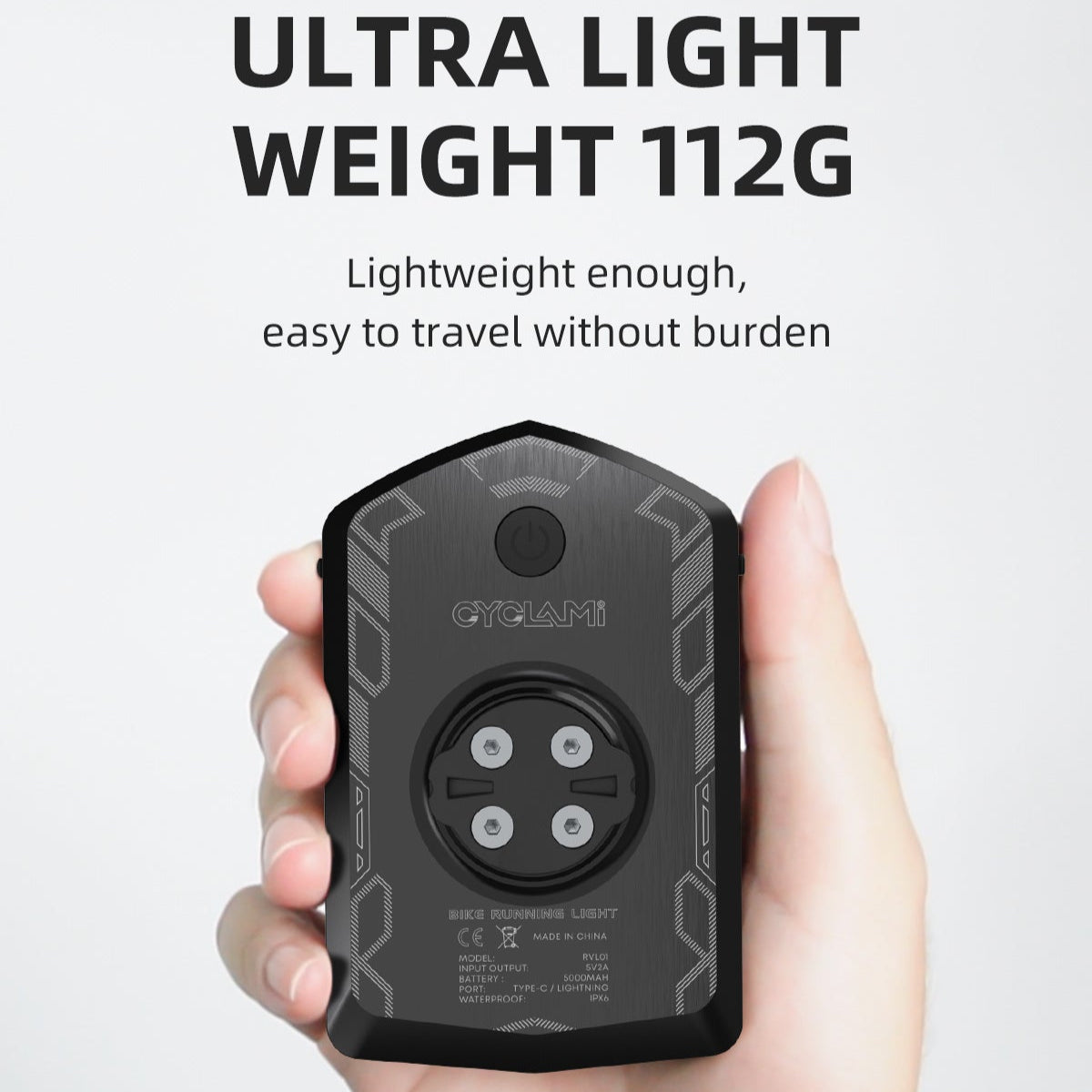 Cyclami RVL01 Power Bank Daytime Running Light